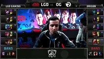 LGD Gaming vs Origen  Day 2 Game 2 Group D LoL S5 World Championship 2015  LGD vs OG D2G2 Worlds_34