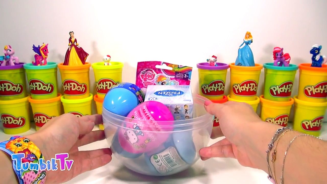 Karlar Ülkesi Elsa Dev Sürpriz Yumurta Oyun Hamuru - Frozen Oyuncakları