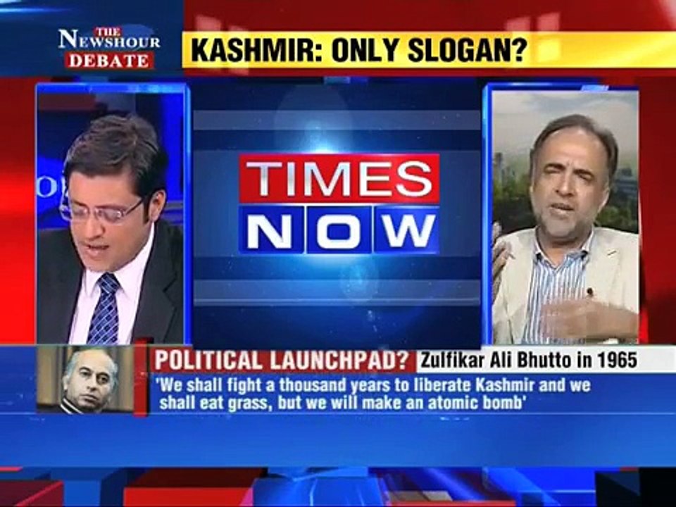 Qamar Zaman Kaira left the debate with Arnab Goswami after his Misbehaving and Unethical way of asking question