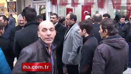 Şehit polisin evine ateş düştü