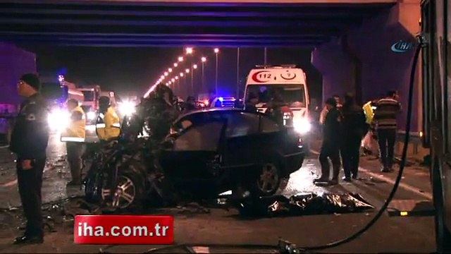 Başkent’te feci trafik kazası: 3 ölü!