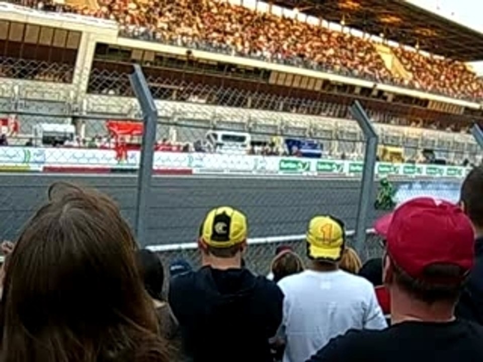 Burn sur le circuit du Mans