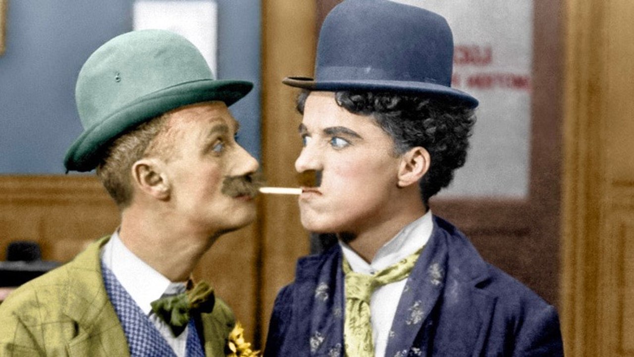 His New Job (1915) Charles Chaplin, Billy Armstrong, Agnes Ayres.  Comedy
