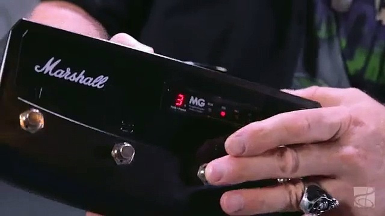 Marshall MG4 Stompware Guitar Footswitch with Epiphone Tony Iommi SG