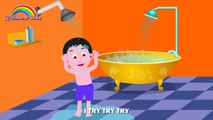3D Animation After A Bath Nursery rhymes for childrens with lyrics
