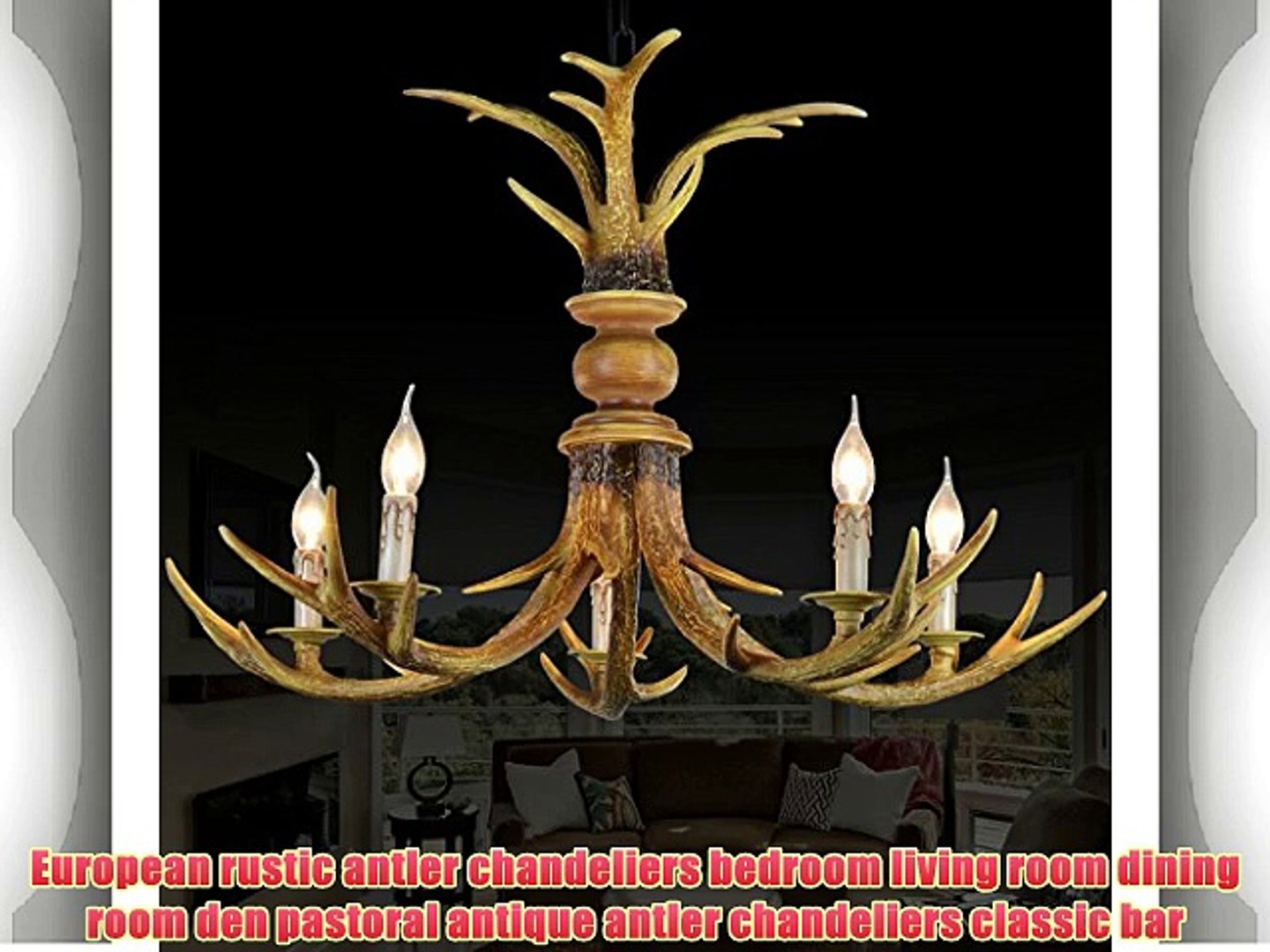 Lighting Ceiling Fans 2 Lamps Antlers Kitchen Island Pendant