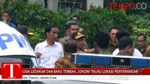 Usai Ledakan dan Baku Tembak, Jokowi Tinjau Lokasi Penyerangan