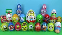 Play Doh Kinder Surprise Eggs Peppa Pig Hello Kitty Frozen Minions Mickey egg
