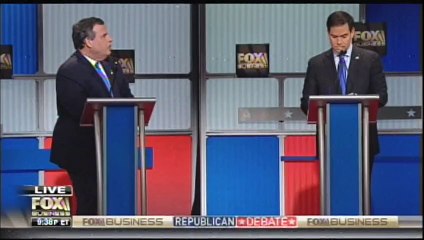 RUBIO, CHRISTIE FIGHT, GOP DEBATE