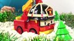 Robocar Transformers! Christmas Fire Truck Snow Rescue Team Toy car Videos for Kids vidéo