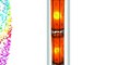 Plain Moroccan Henna Large Tube Floor Lamp - Orange 130CM