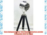 Shiv Shakti Enterprises Designer Chrome Finish Searchlight Studio Floor Lamp W/ Tripod Stand