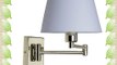 Armada Double Swing Arm Wall Light Polished Brass Finish ( lampshade extra )