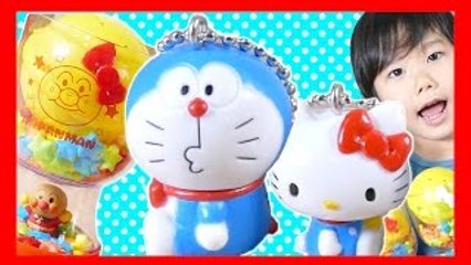 ドラえもん x ハローキティ アンパンマン おもちゃアニメ カップの