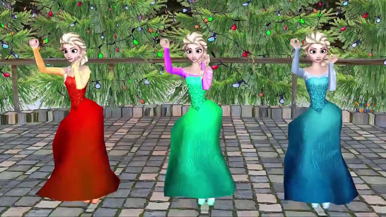 Frozen Elsa Cartoon Singing Jingle Bells Jingle Bells And Ringa Ringa Roses Children Nursery Rhymes