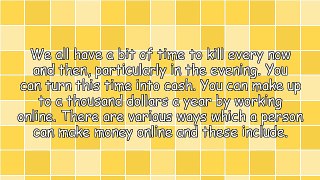 Practical Ways About How to Make Money Online