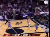 Tony Parker and Manu Ginobili over jazz in playoff 2007