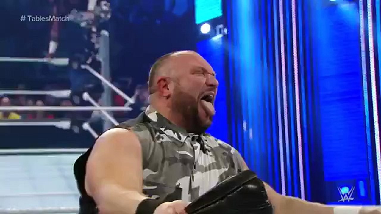 The Dudley Boyz vs. Luke Harper & Erick Rowan Tables Match SmackDown Jan 14, 2016