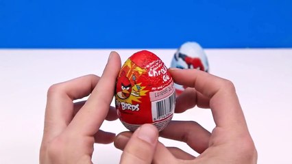 Surprise Easter Eggs Toys - Huevos sorpresa Mickey Mouse, Angry Birds & Spiderman