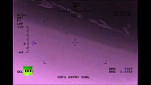 Declassified footage: Iranian vessels fire rockets near US aircraft carrier in Strait of H