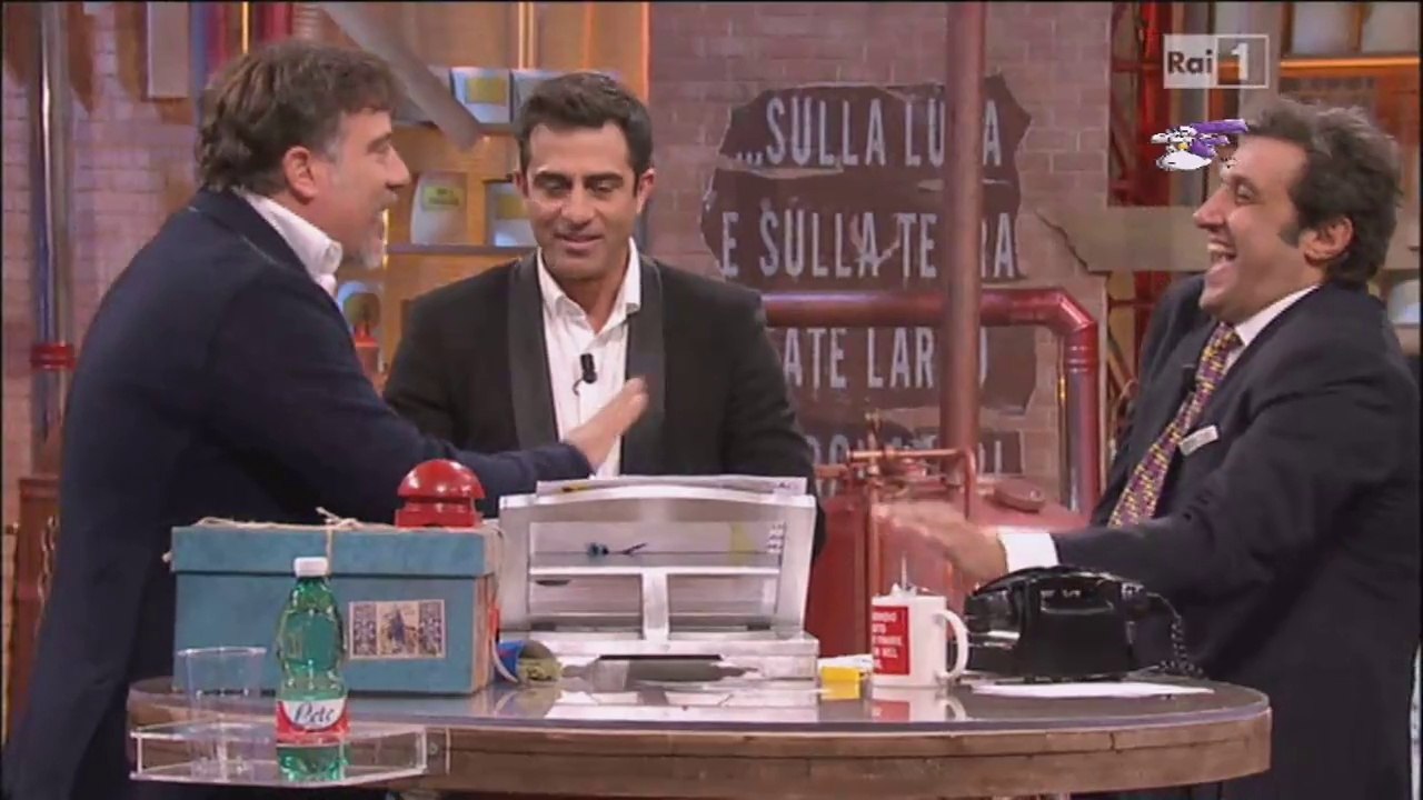 Flavio Insinna ospita Simone Montedoro e Dario Cassini ad Affari Tuoi