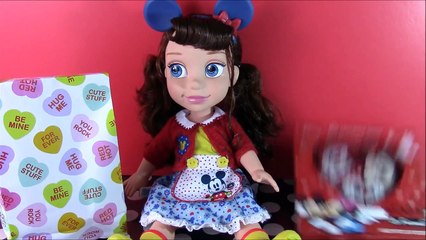 Disney Classic Friends MIckey Mouse Toddler Doll gets SURPRISE TOYS from DISNEYWORLD! Fun