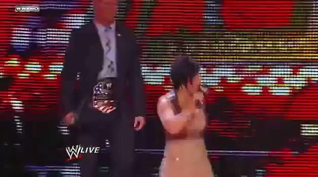 WWE Raw Supershow 19-09-2011 - Hugh Jackman Confronts Vickie Guerrero and Dolph Ziggler