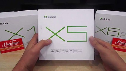 Đập hộp Zidoo X5 Android TV Box
