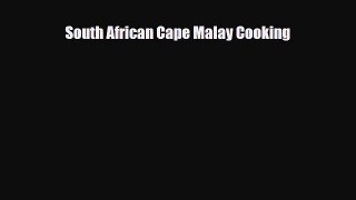 PDF Download South African Cape Malay Cooking PDF Online