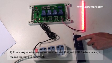 Useful: Showing how to set different working mode on RF control kit