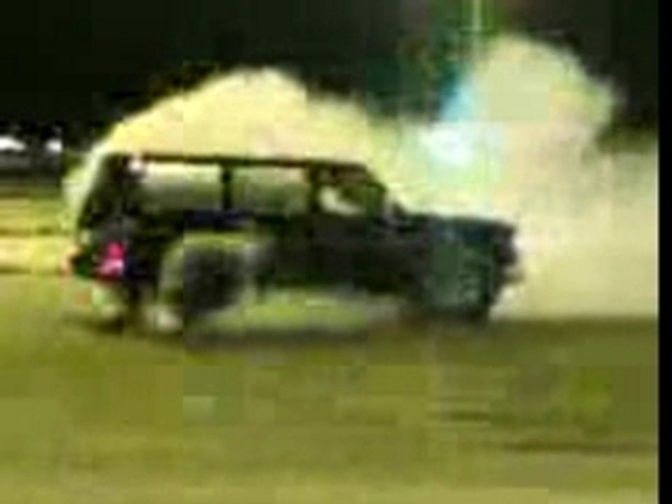 Black Nissan drift