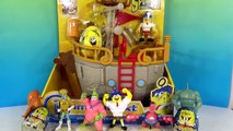 SPONGE OUT OF WATER SPONGEBOB MOVIE KRABBY PATTY FOOD TRUCK LEAGUE OF HEROES IMAGINEXT TOYS PLAYSET