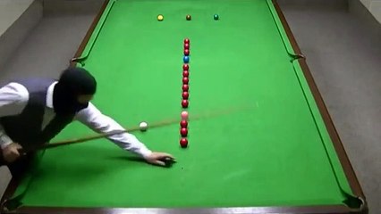 Snooker Best Break - One Hand Unbelievable Break Must Watch - Snooker World.