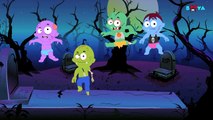 Five Scary Zombies | Scary Halloween Rhymes And Songs For Children