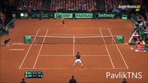 Andy Murray vs David Goffin AMAZING POINT Davis cup 2015