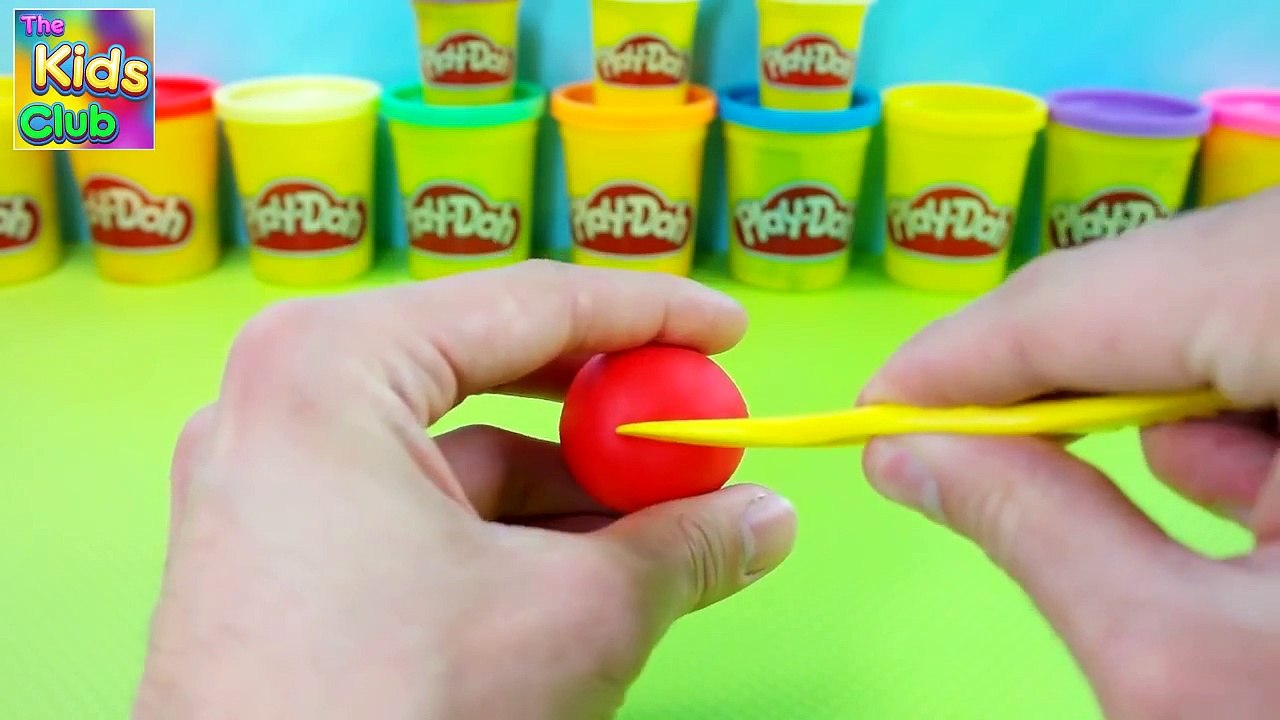 Play Doh Sesame Street How to make Elmo toy Playdough