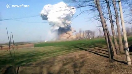 Ten killed after huge explosion at Chinese fireworks factory