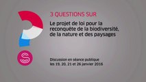 [Questions sur] Le projet de loi pour la reconquête de la biodiversité, de la nature et des paysages