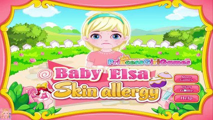 Baby Elsa Skin Allergy Disney Frozen Princes Elsa Doctor Care Game for Kids