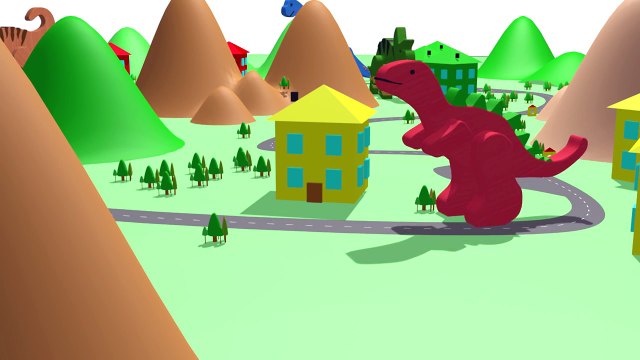 Wooden Dinosaurs Finger Family Nursery Rhymes From Toy For Kids - Kids 312 Rhymes