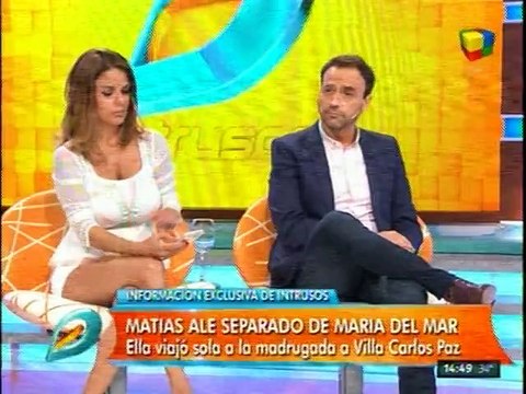Maria del Mar y Matias Ale, separados