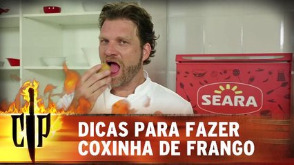 Dicas da coxinha do chef Bertolazzi