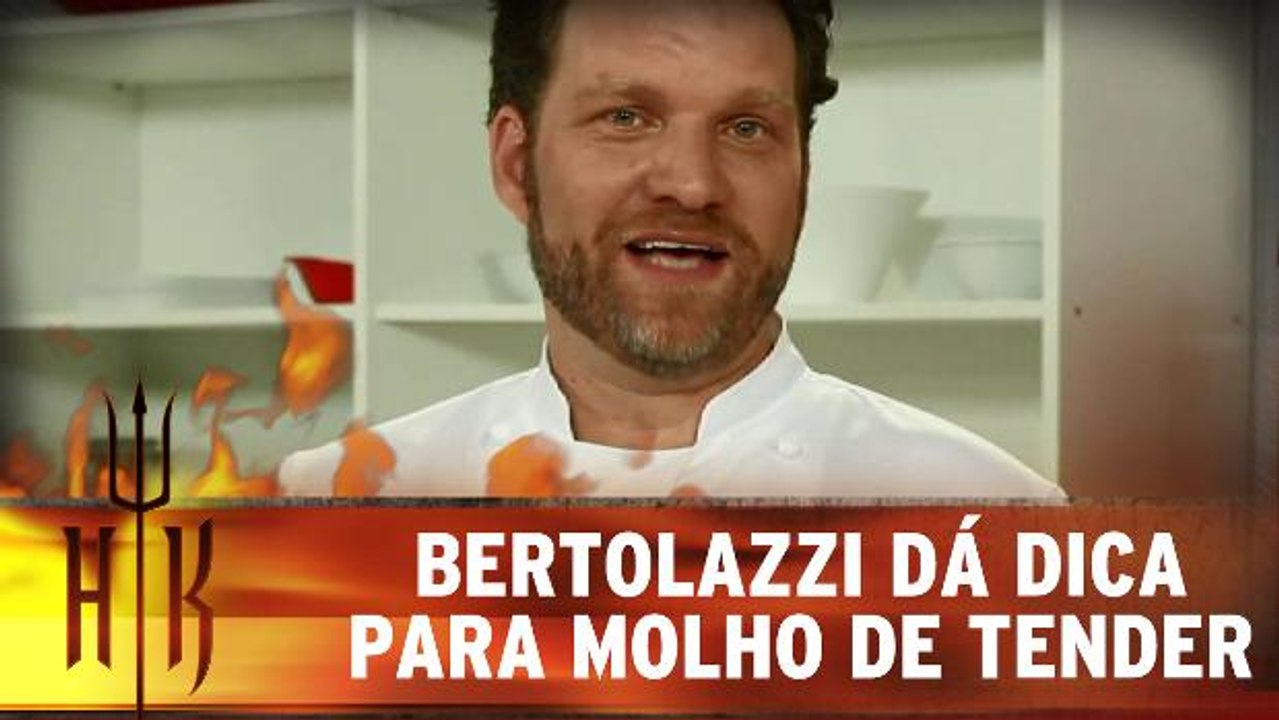 Bertolazzi dá dica de molho especial para o Tender