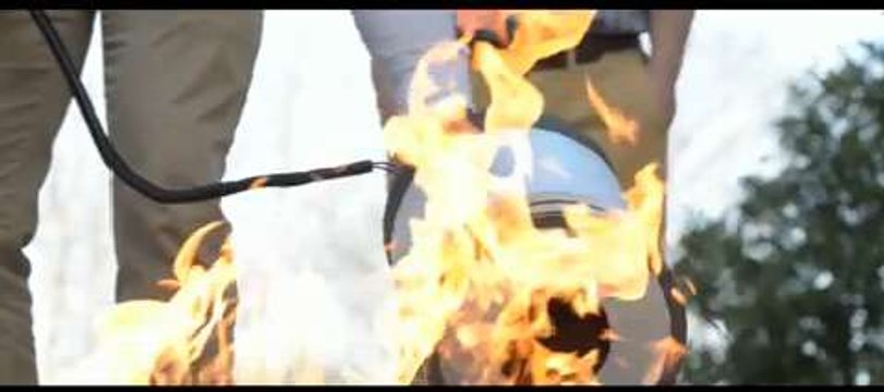 Pump Up the Bass to Douse a Blaze- Mason Students' Invention Fights Fires