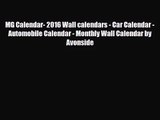 [PDF Download] MG Calendar- 2016 Wall calendars - Car Calendar - Automobile Calendar - Monthly