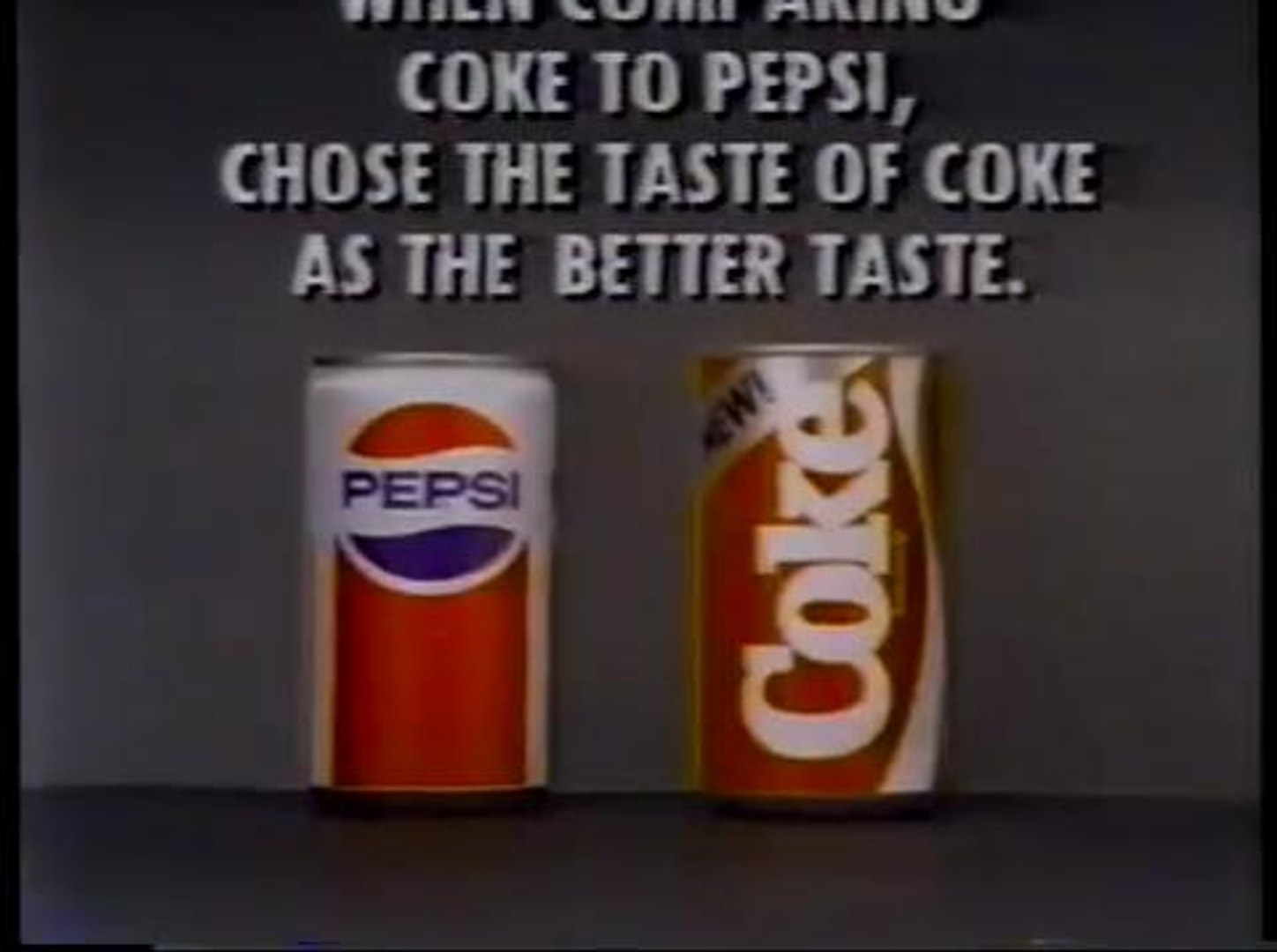 New Coke- Coca-Cola Commercial - 1985 - Vídeo Dailymotion