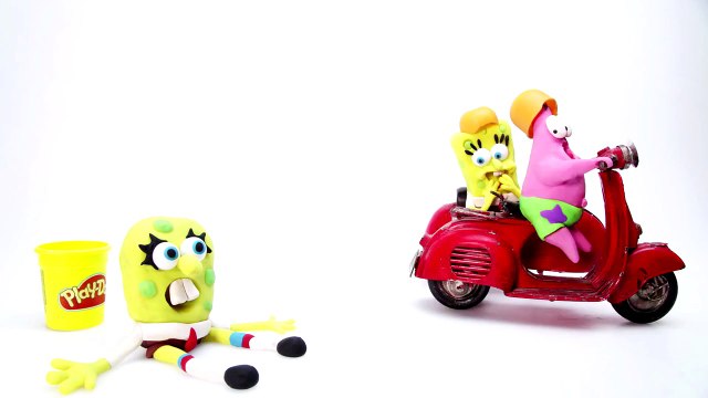 Spongebob Squarepants Clay + Play doh STOP MOTION video - Bob Esponja Animación