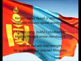 Mongolian National Anthem - 'Mongol Ulsyn Töriin Duulal' (MN EN)