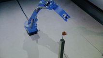 YASKAWA BUSHIDO PROJECT - industrial robot vs sword master