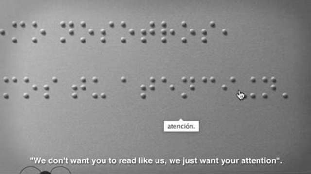 Primer post en braille de Facebook para evitar la exclusión de los ciegos